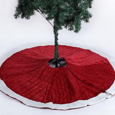 China Wholesale Christmas Gifts High Quality Warm/Comfortable Tree Skirt Snow High Quality Cotton Christmas Tree Skirt for sale