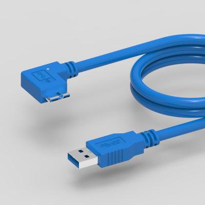 China Convenient USB 3.0 A To B 3.0 Cable Right Angle Micro Male To Female Elough Quick Magnetic Charger Micro USB Cable for sale