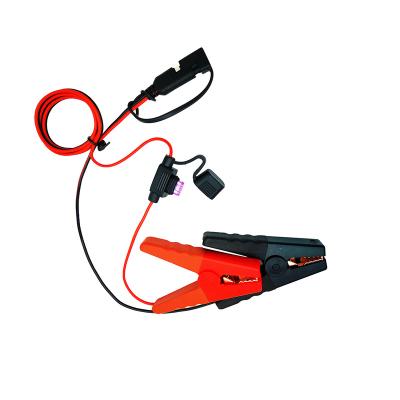 China Car Electronics 12V 16AWG Clip To SAE Car Extension Cable Quick Release Cable Solar Charging Battery Jumper Cables for sale