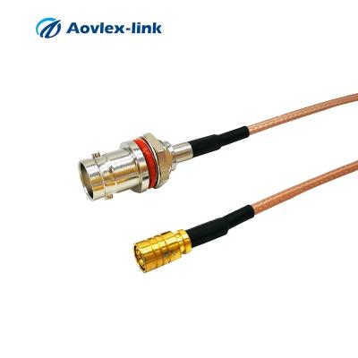 China CATV SMB Connector Female To BNC U.FL Connector RG179 COAXIAL Cable 75ohm RF Cable Assembly Cable for sale