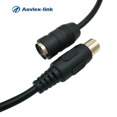 China COMPUTER DIN 8 PIN Male Plug Extension Cable 8 PIN DIN Male To Female AV Adapter Audio Plug For Digital Audio Devices for sale