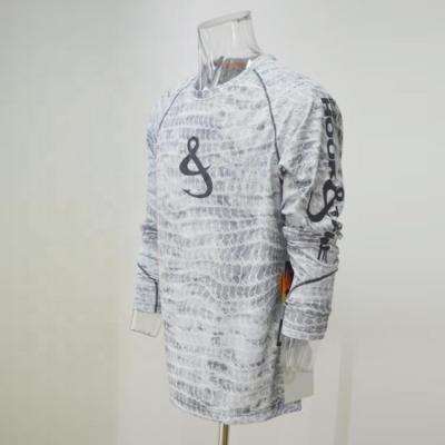 China Moisture Release Antibacterial Custom 50 UPF Fishing Shirts For Men for sale