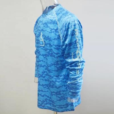 China New style operformance antibacterial sublimation long sleeve fishing shirt for sale