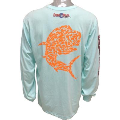 China Antibacterial Long Sleeve Breathable Quick Dry Fishing Shirts for sale