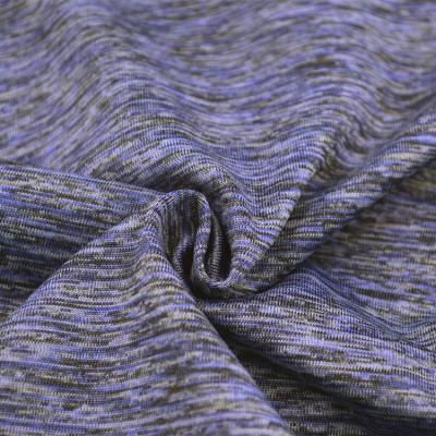 China One Way Moisture Wicking Yarn-Dyed 4 Way Stretch Moisture Wicking UV Polyester Fabric for sale