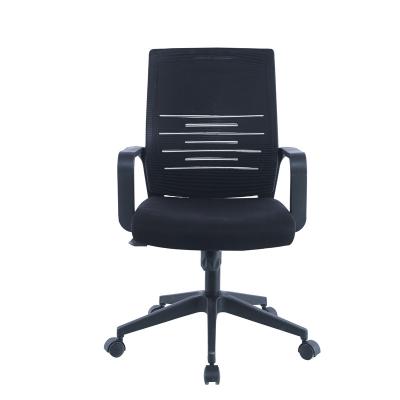 China Adjustable (height) Modern Style Good Price High Quality Custom Fashion Plastic Swivel Office Chair With Armrest for sale