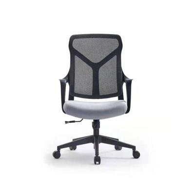 China Adjustable (height) mid back Simple Design Office Furniture Colorful Rotatable Lifting Office Chair for sale