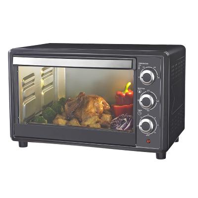 China Hotel Electric Convection Pizza Stove Baking Cake Bread Oven 1600w 30L Mini Kitchen Electric Deck Oven for sale