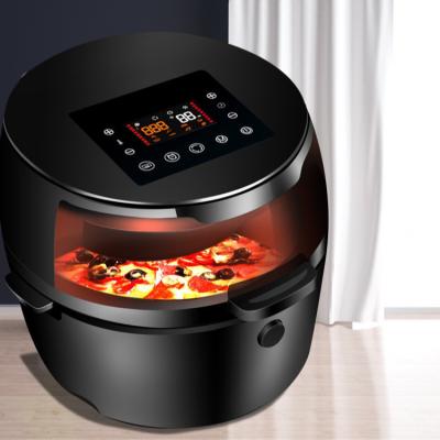 China 8L Display Multifunctional Compact Air Fryers Touch Screen Hotel Restaurant Electric Air Fryer for sale