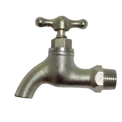 China Traditional factory wholesale forged outdoor garden pond faucet zink bibcock for sale