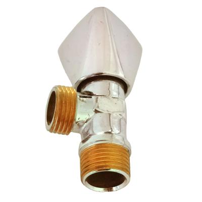 China General High Quality Zinc Alloy Handle Angle Brass Stop Valve For Bathroom Toilet for sale