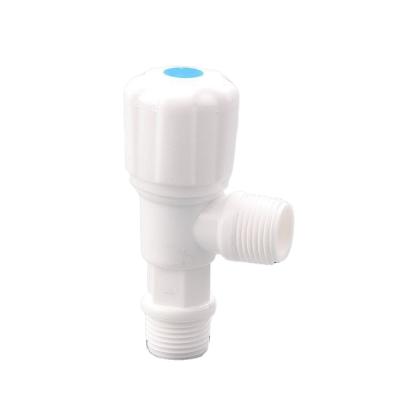 China Bathroom General Plastic Toilet Hot Cold Water Plastic Angle Valve for sale