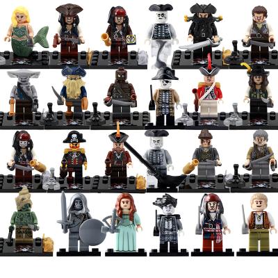 China The Building Toy Pirates of Caribbean Captain Jack Dolls Action Figures Compatible building block kids toys for KIDS gifts KSZ515 KSZ518 for sale