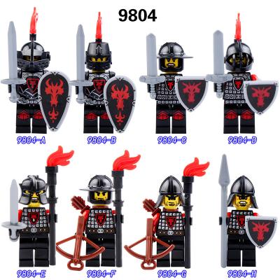 China Toy Middle Ages Knights Medieval Friend Soldier Figures War Military Army Building Sets legoed building blocks brick toys for kids gifts for sale