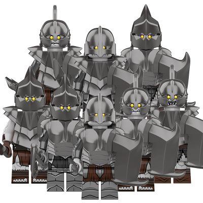 China NEW ORC KT1056 KT1056 Lord Spartan Soldiers Warrior Weapon Armor Knight Helmet Shield Mini Action Figures Building Blocks Medieval Toys for sale