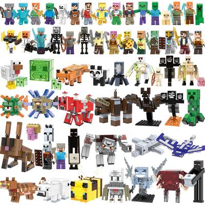 China Minecrafted Toy My World Skeleton Chick rock monster zombie building legoed plastic building blocks brick toys for kids Christmas gifts for sale