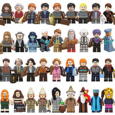 China Building Toy Famous Movie Harry Series drag all main characters Hogwarts mini Dumbledore action numbers legoing building blocks toys for sale