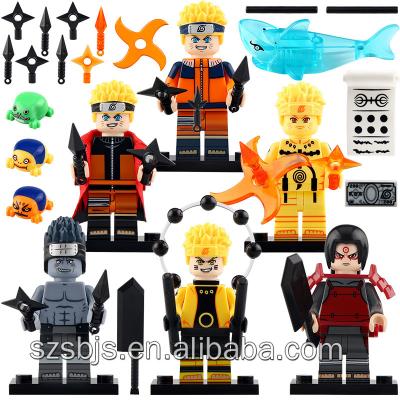 China Yakushi Kabuto Mini Figures Building Blocks Building Toy KDL806 Uzumaki Narutoi Senju Tobirama Namikaze Minato Orochimaru Killer Bee Gift Toy for sale