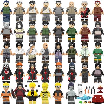 China Yakushi Kabuto Mini Figures Building Blocks Building Toy KDL806 Uzumaki Nanuto Senju Tobirama Namikaze Minato Orochimaru Killer Bee Gift Toy for sale