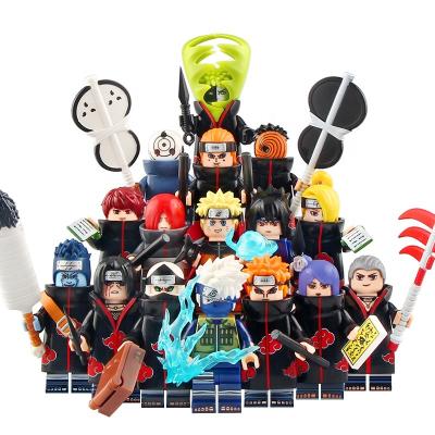 China Hot Anime Building Toy WM6106 WM6105 Anime Yahiko Fred Tatasciore Tobi Uchiha Sasuke Akimichi Choji Hidan Kakuzu Figure Building Blocks Toys for sale