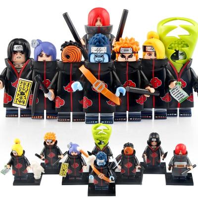 China Building Toy WM6106 Anime Yahiko Konan Uchiha Itachi Hoshigaki Kisame Madara Mini Action Figures Building Blocks Kids Toys for sale