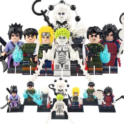 China Building Toy New WM6109 Japanese Anime NARUT0 Uzumaki Tobirama Minato Orochimaru Mini Slayer Building Blocks Action Number Set Models Toys for sale