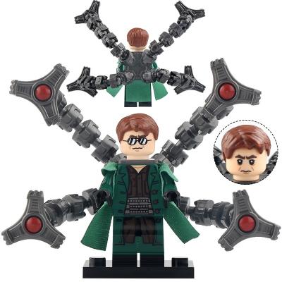 China Building Toy XH1833 MG0201 Spider Captain Doctor Octopus Man No Solution Blocks Mini Action Figures Set Models Toys For Kids Gifts for sale