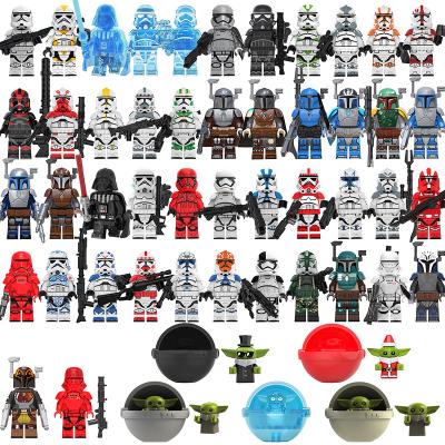 China Avenger Mini Building Toy Star Bad Batch Wars Ahsoka Clone Trooper Clone Trooper Actions Numbers Weapons LEgoes BuIiding Blocks Toys Set for sale