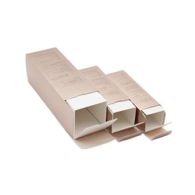 China Recycled Materials Folding Corrugated Medicine Paper Packaging Custom Design Cardboard Clothes Gift Display Box for sale