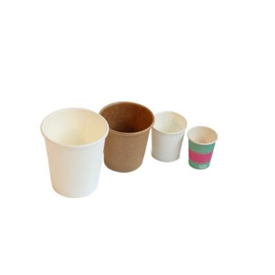 China China Insulated And Customized Logo Printed Disposable Paper Milk Cups Hot Drink Yogurt Sample Cup for sale