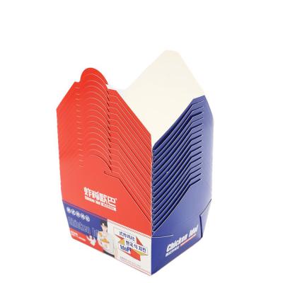 China Disposable Box Fried Chicken Takeaway Boxes Boxe Biodegradable Folding Sushi Food Packaging Boxes for sale