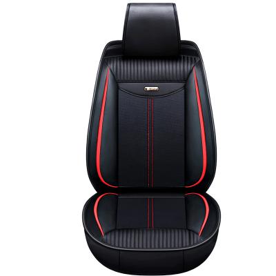 China Business fancy colors PVC/PU lunxury leather car seat cover fit almost all cars auto accessories for sale