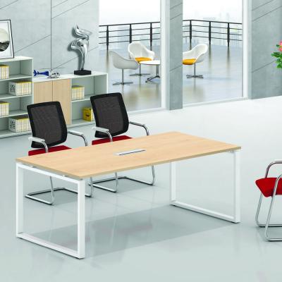 China Multi staff large and small office training negotiation desk conference desk modern simple extendable long room table for sale