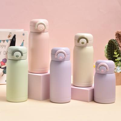 China Peas Portable Vacuum Cup Cute Pocket Cute Girl Bouncing Portable Small Mini Cup Women's Stainless Steel Thermos Cup for sale