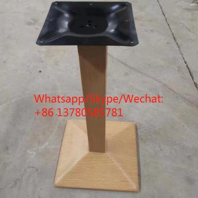 China Industrial Black Cast Iron Dining Table Base Square Lathe Base Single Cast Steel Metal Vintage Tube for sale