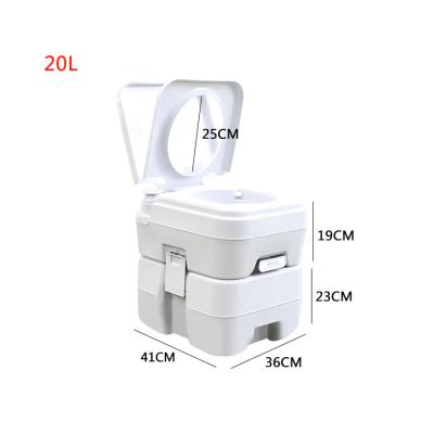 China Modern Mobile Toilet Medyag 10L 20L Camping Toilet Gray Portable Chemical Outdoor Removable ABS for sale