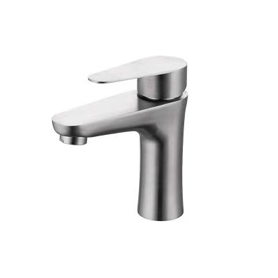 China Modern 304 Stainless Steel Basin Faucet Bathtub Faucet Water Heater Faucet Bathroom Accessories for sale