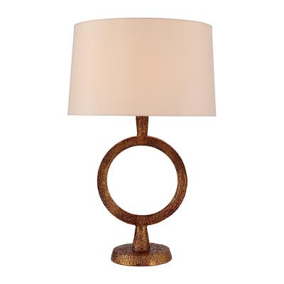 China Modern American Modern Lighthouse Decoration Hotel Bedroom Luxury Home Lighting Brass Table Lamp for sale