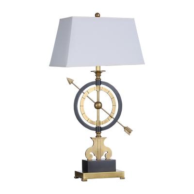 China Modern Classic American Arrow Vintage Brass Desk Lamp For Study for sale