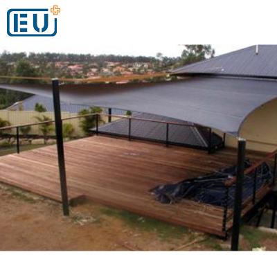 China HDPE Polyester HDPE Wind Tension Triangle Red Black White 20 x 20 Diy Sun Shade Sail Wave Canopy Pation Sun Canopy Covers for sale