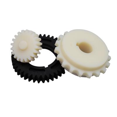 China Plastic factory made ODM/OEM customized high precision and small modulus wear resistant nylon gear plastic gears for sale