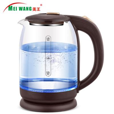 China 2022 Hot Sales Glass Electric Kettles 360 Degree Rotation Base In China 1.8 L Household Electric Kettle for sale