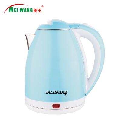 China 360 Color Two Color Rotation Plastic Layer Factory Meiwang Degree Base Electric Kettle 1.8L Kitchen Appliances Hot Sale for sale