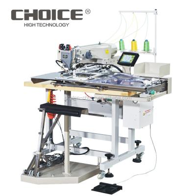 China GOLDEN CHOICE Full Automatic Jeans Double Needle Pocket Tying Sewing Machine for sale