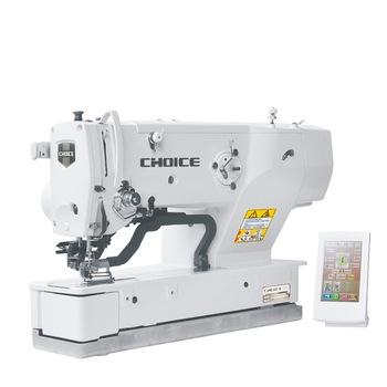 China Sleeve button holiing GC1790A--L electronic high speed industrial button holer sewing machine with touch screen for sale