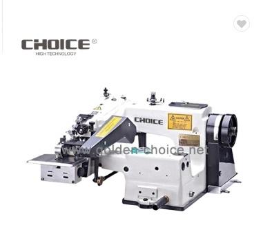 China Automatic Lubrication GOLDEN CHOICE GC370 - T Belt Blind Loop Stitch Machine With Automatic Ironing Device for sale