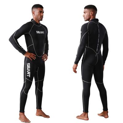 China Black Neoprene 3MM Sbart Surfing Suit Waterproof Professional Back Zipper Surfing Wetsuit For Men for sale