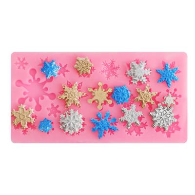 China New Item Christmas Food Grade Silicone Chocolate Candy Viable Hot Selling Baking Molds for sale