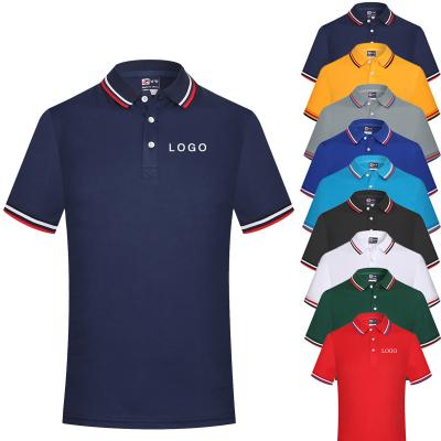 China high quality quick-drying high quality men's game golf sport anti-wrinkle polyester shirt fashion polo t-shirt logo factory workwear custom printing for sale