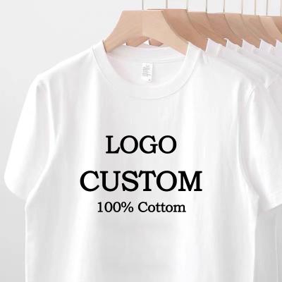 China Anti-wrinkle new high quality custom logo short sleeve top advertising coverall printed fashion wholesale T-shirt for sale